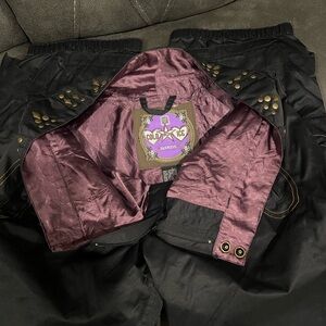 Colt 45 Black Jacket with Gold Accents